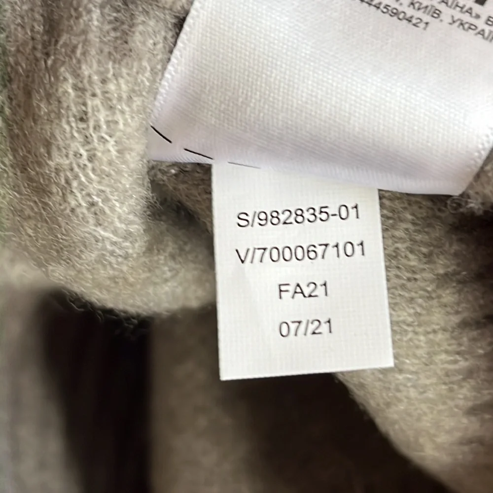 Athleta Hawthorn Textured Crew Sweater / Sahara Bluff Grey‎ / SZ XL